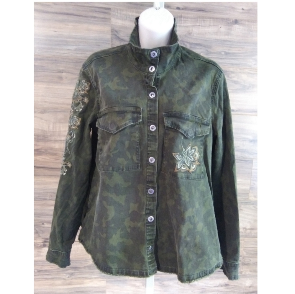 Vintage America blues camo shirt size M